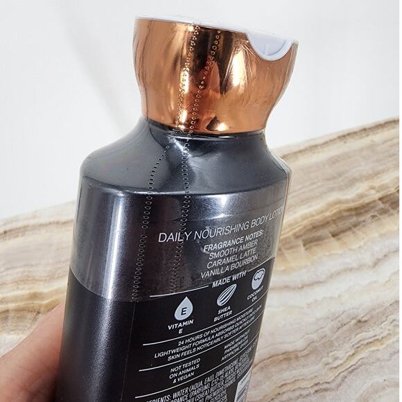 Bath & Body Works Midnight Amber Glow Body Lotion Full Size 8 FL OZ New Sealed - Picture 4 of 5